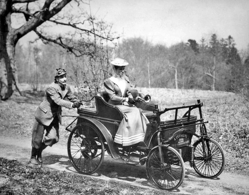 Автомобилисты в Торонто. 1900г.