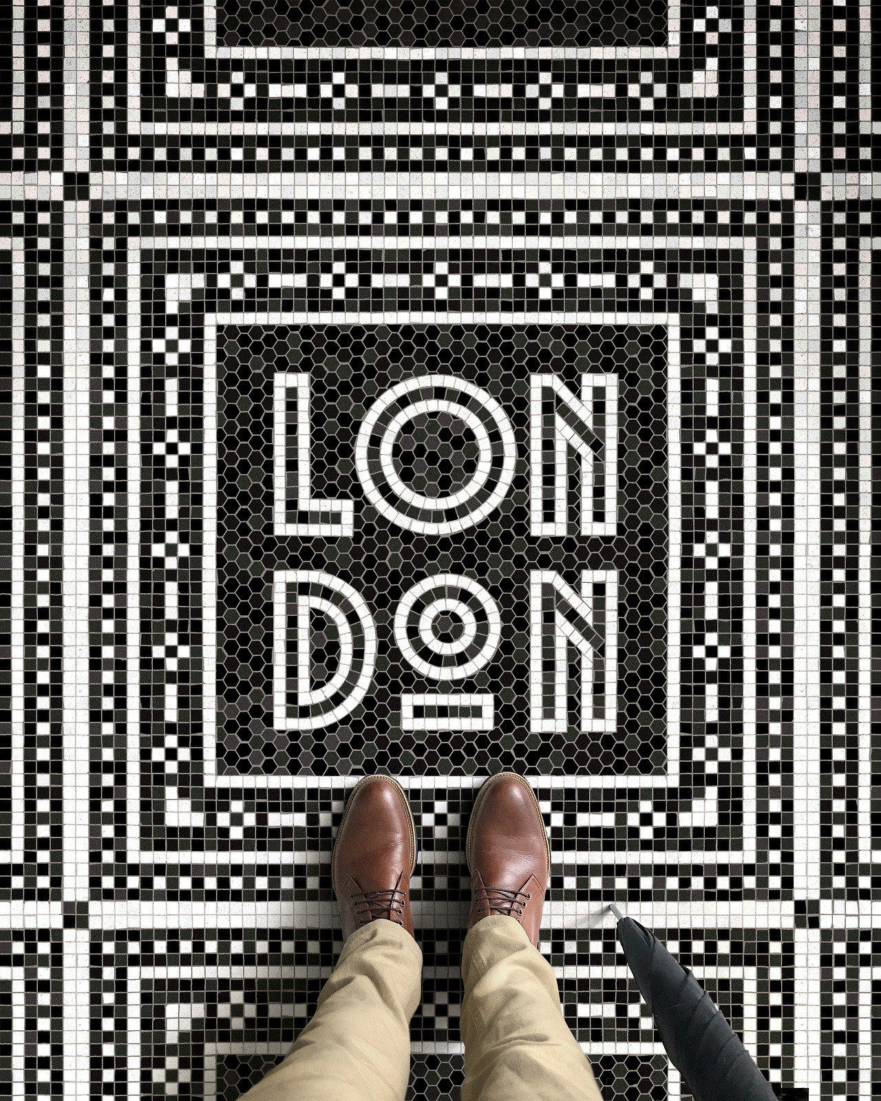 Fauxsaics: a Series of Typographic Mosaic Illustrations