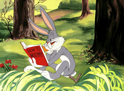 gameraboy:
“Bugs Bunny, reading “How to Multiply”. Easter Yeggs (1947)
”