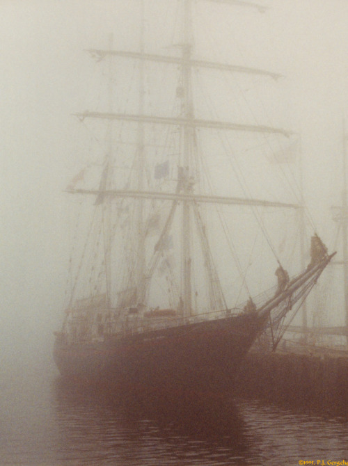 hms-surprise:
“ Tall Ship in the Fog
by DrgnMastr
”