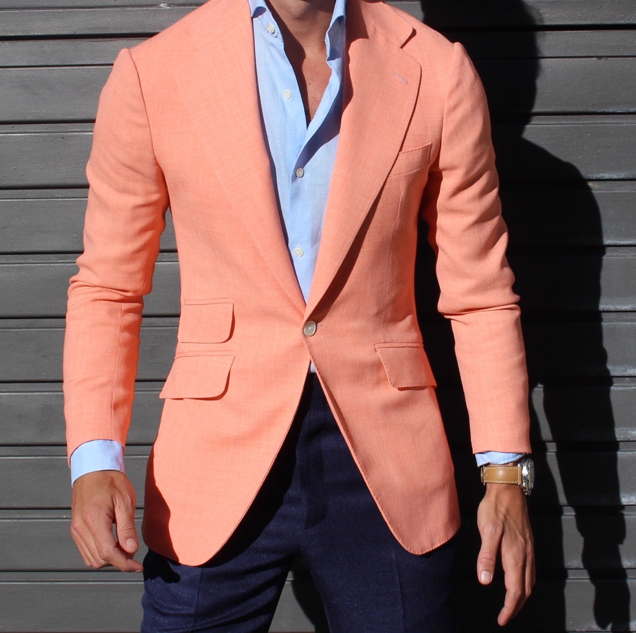 Collection Peach Blazer Mens Pictures - Reikian