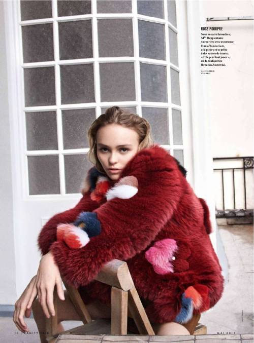 Lily Rose Depp in Vanity Fair France Magazine (May 2016)