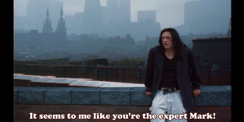Image result for it seems to me like you're the expert mark gif
