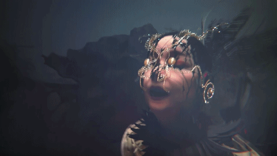 Image result for Björk "Notget" gif