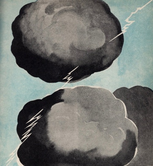 nemfrog: “Lightning leaps from cloud to cloud. Children’s science book. 1947. ”