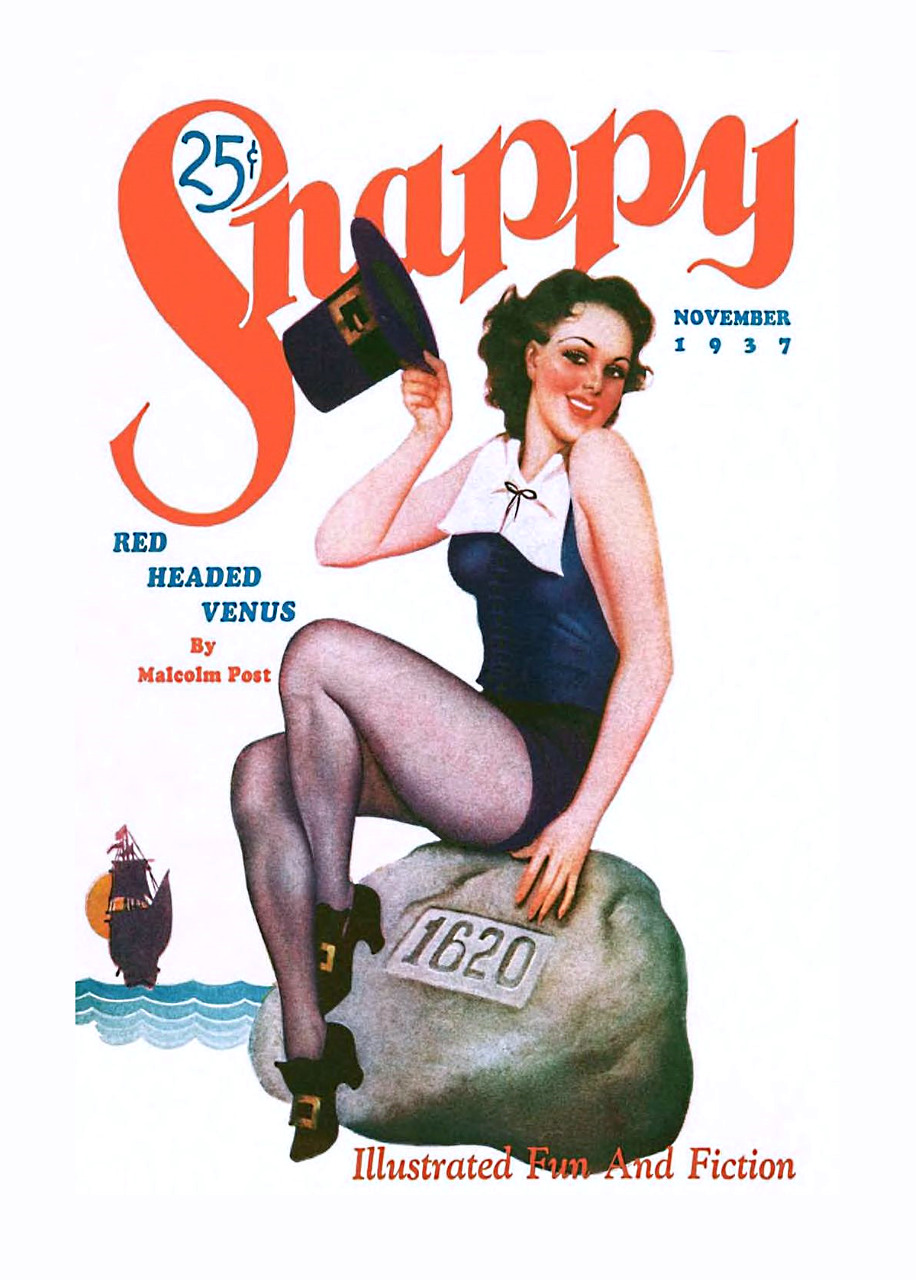 Snappy magazine cover - November 1937