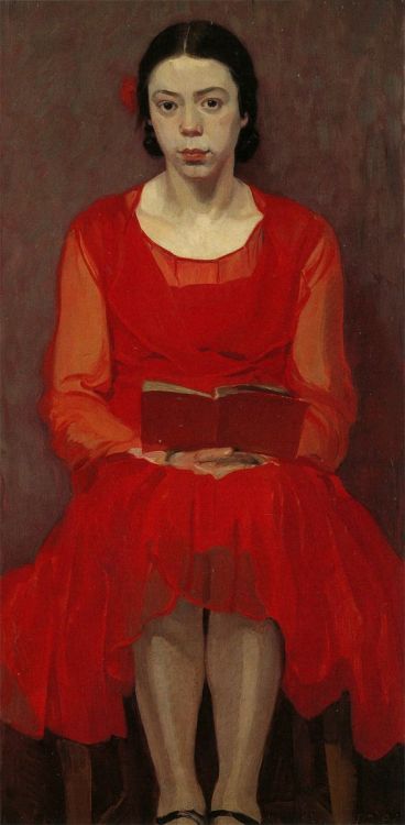 Girl in Red Dress - Ferdinand Andri
1917