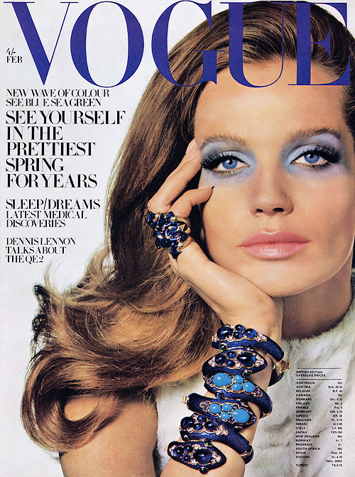 lesbianfranksinatra: “Veruschka photographed by Irving Penn for the cover of Vogue UK, February 1969 ”