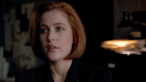 Image result for scully eye roll gif