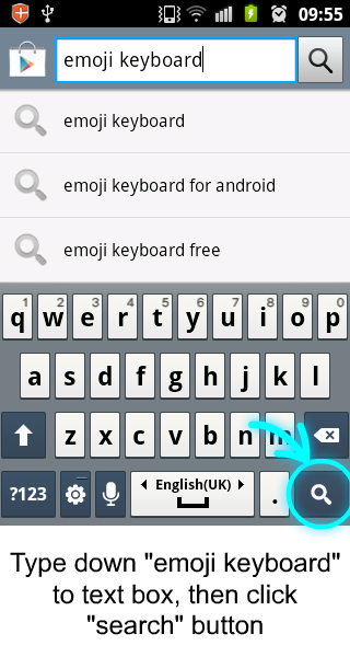 Image result for keyboard search Button android