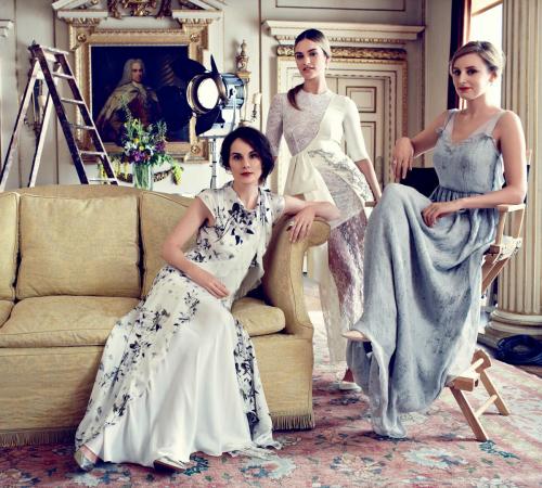 Ladies of Downton Abbey by Alexi Lubomirski for Harper’s Bazaar UK August 2014