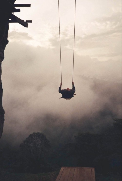 nativemoonmag:
“TO DO LIST: Swing at the End of the World
(written by Lotta)
Since being a kid I’ve always loved swings. I don’t quite know why, but I think it’s the weightless sensation I get when I reach that certain point in the air: I feel free,...