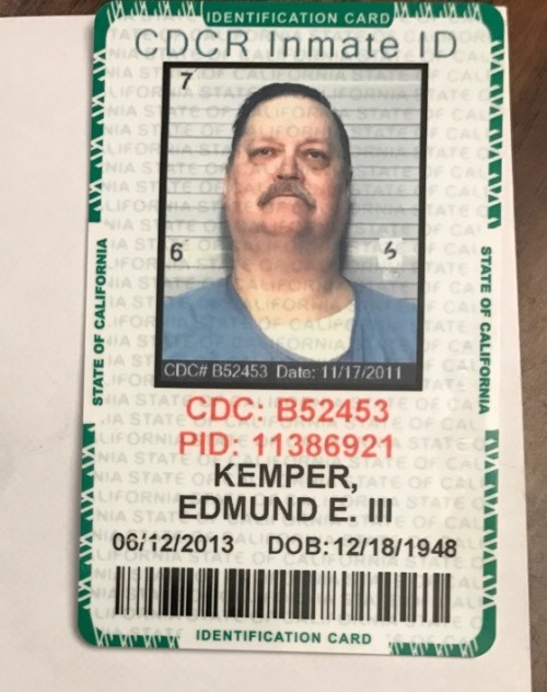 abyssofdisease:
“Ed Kemper’s prison ID.
”