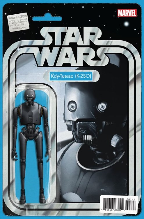 A New @johntylerchris Star Wars Marvel Cover Revealed Of K-2SO K-2 & Cassian get thier own comic which had been revealed, but this is a new cover from the popular artist. More info soon. H/T https://jedi-bibliothek.de