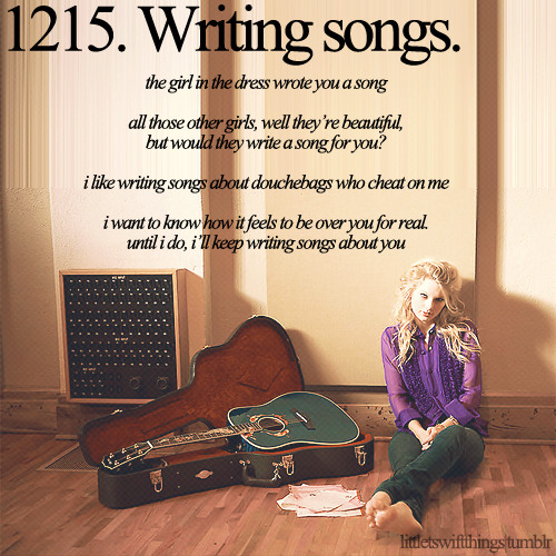 Write a song ii