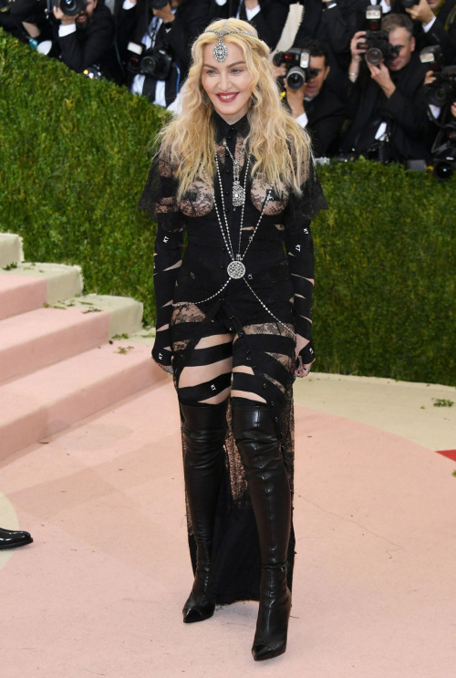 Madonna attends the ‘Manus x Machina: Fashion In An Age Of Technology’ Costume Institute Gala at Metropolitan Museum of Art on May 2, 2016 in New York City