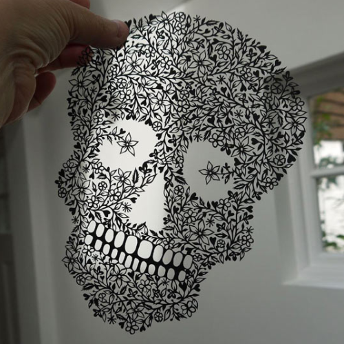 Cut from a single piece of paper by artist Sooz Taylor