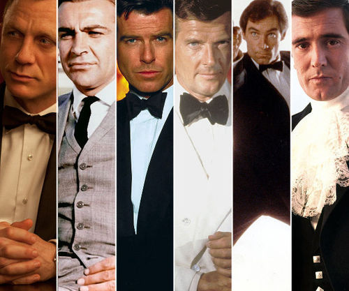Who are all of the actors who played James Bond?