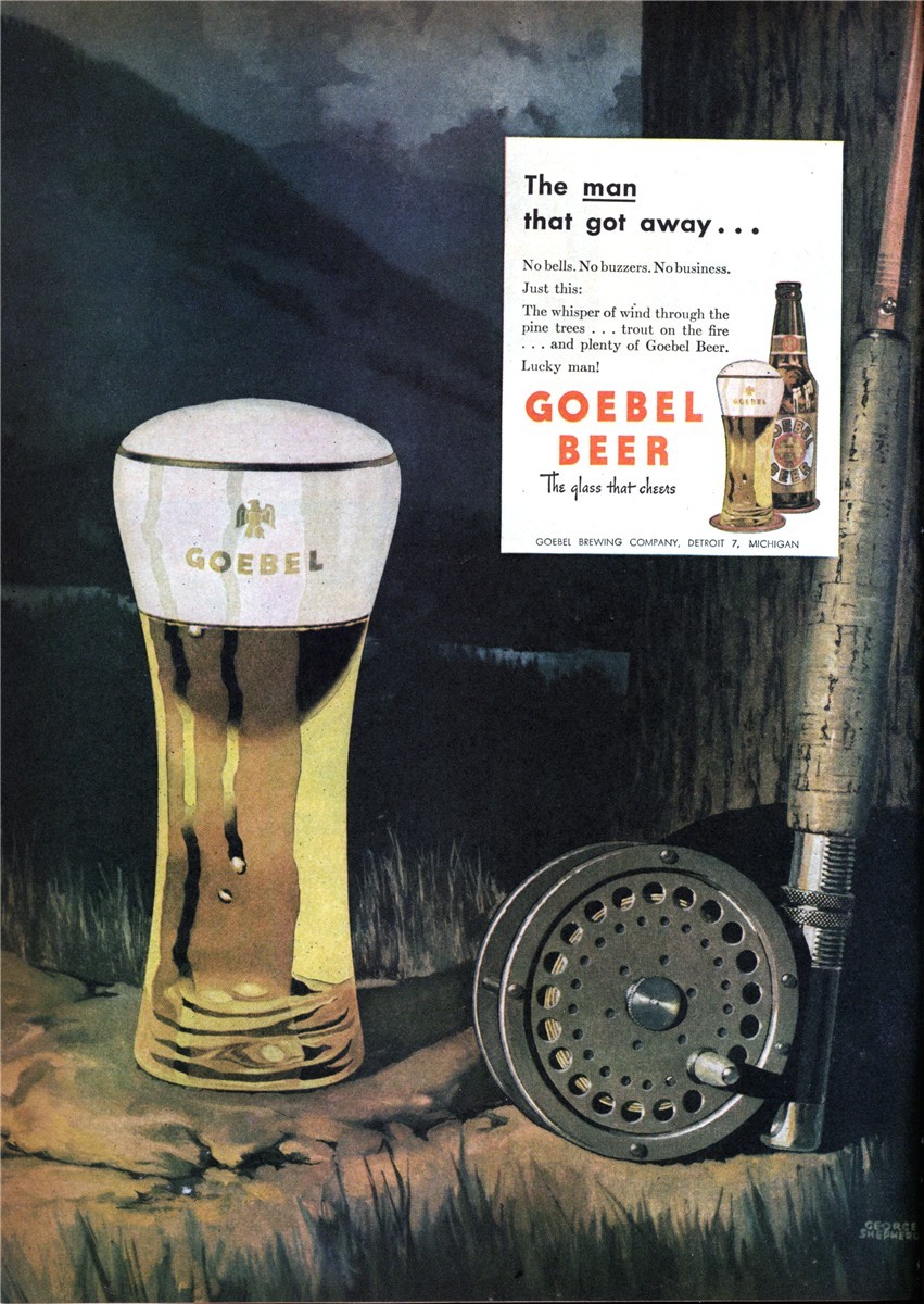 Goebel Brewing Company - published in Sports Afield - April 1946