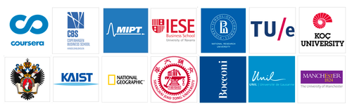 Coursera's 13 new global partners