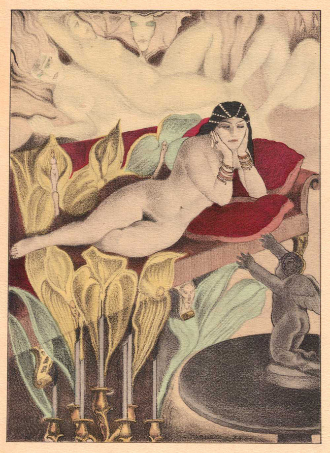 msbehavoyeur:
“Baudelaire’s Les Fleurs du Mal ~ Carlo Farneti illustration 1935 via
”