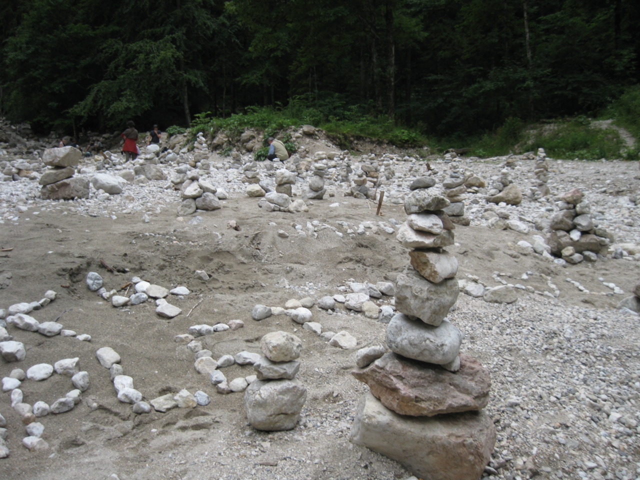 stone stacking