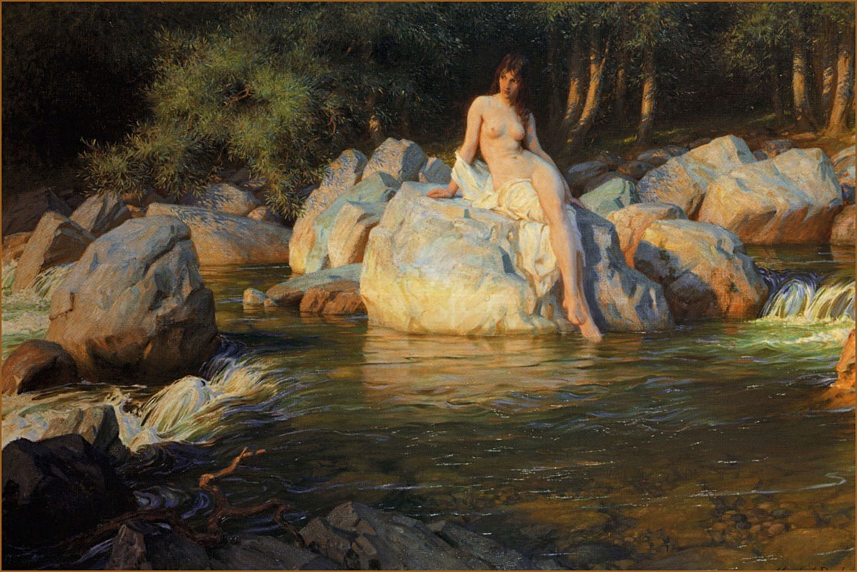 silenceformysoul:
“Herbert Draper (1863 – 1920) - Water Nymph
”