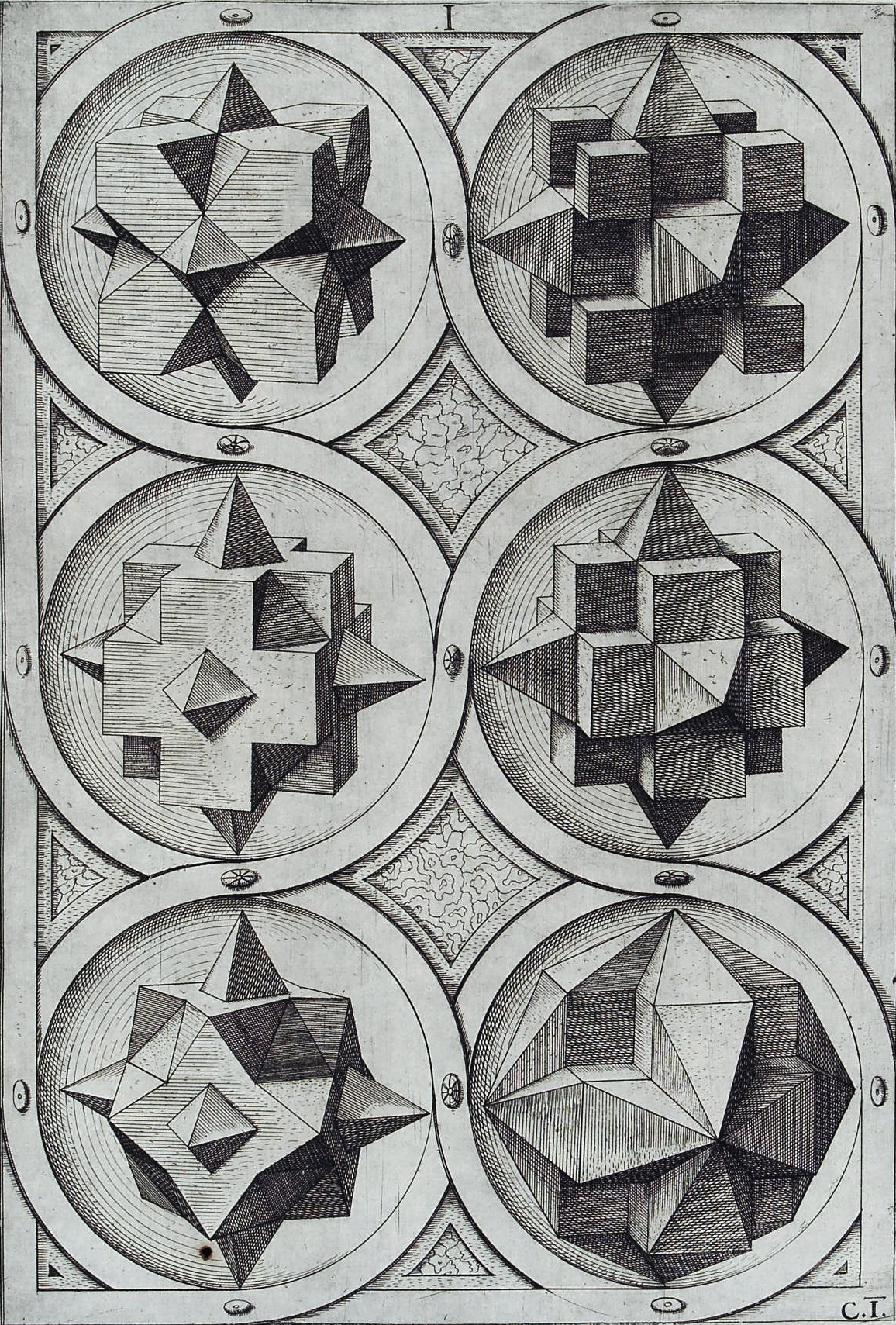 Jost Amman - Sechs Oktaeder (1568).