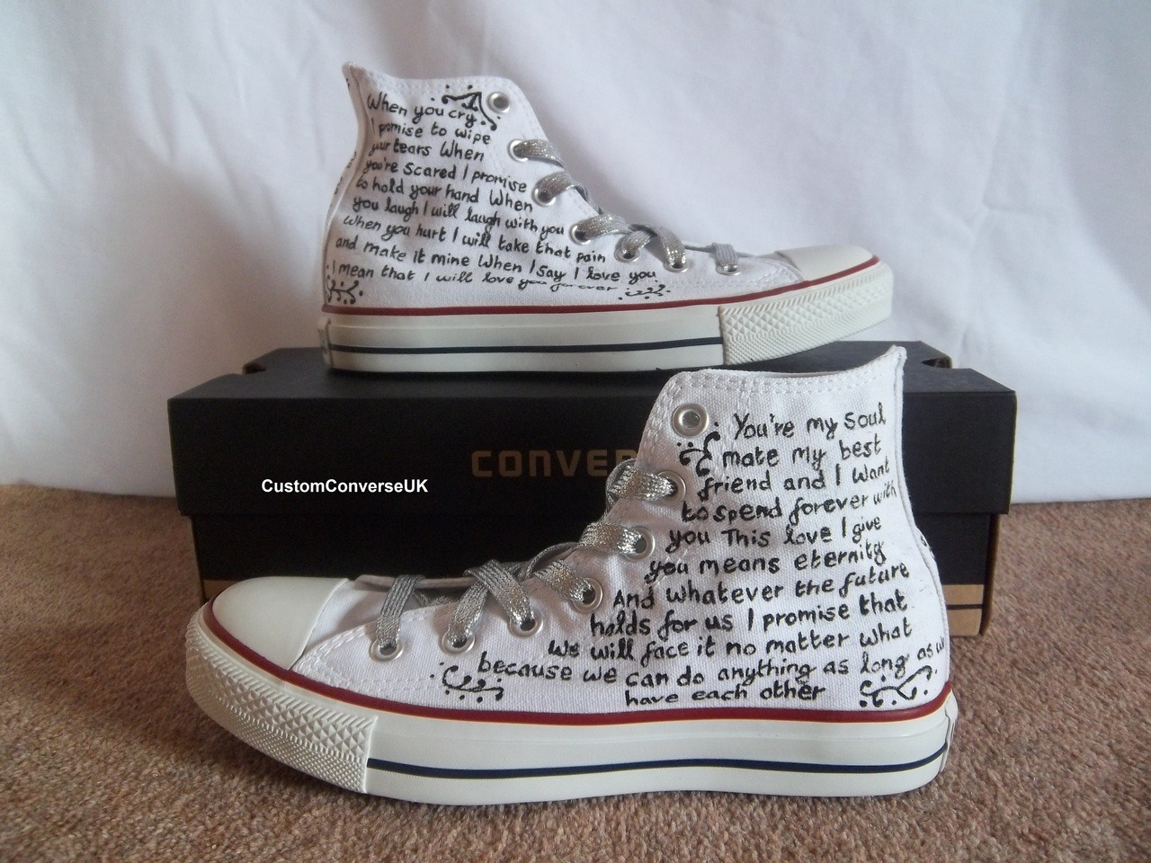 Custom Wedding Converse.