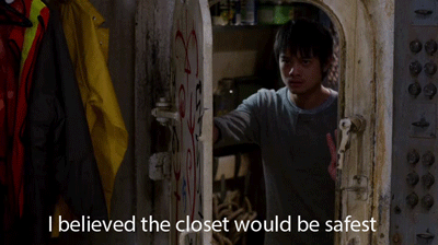 Image result for guys in the closet gif
