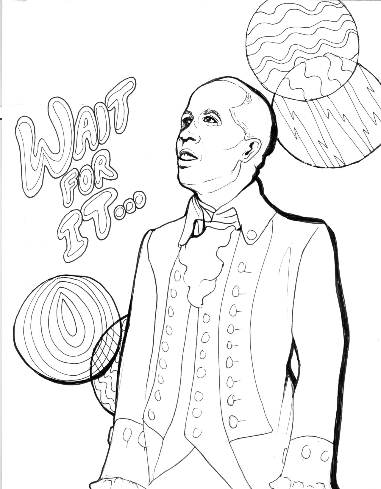 Hamilton Musical Coloring Page Coloring Coloring Pages