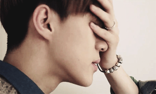 Image result for sehun cry gif