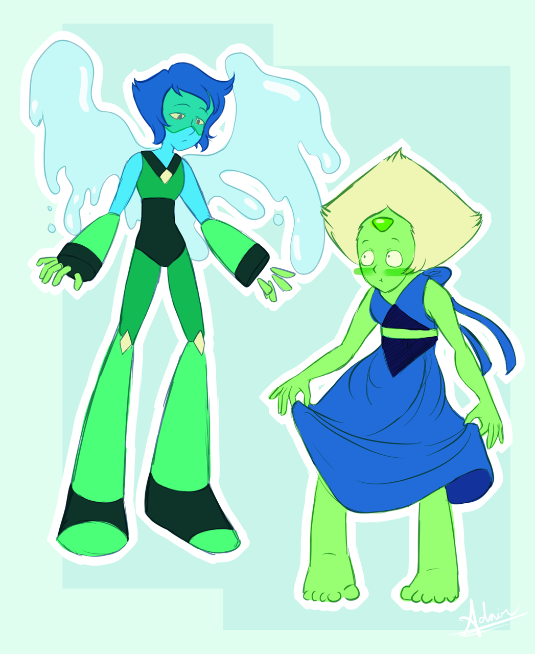 some lapidot that i would normally upload to my non-kink art blog but i didnt feel like switching to my other account