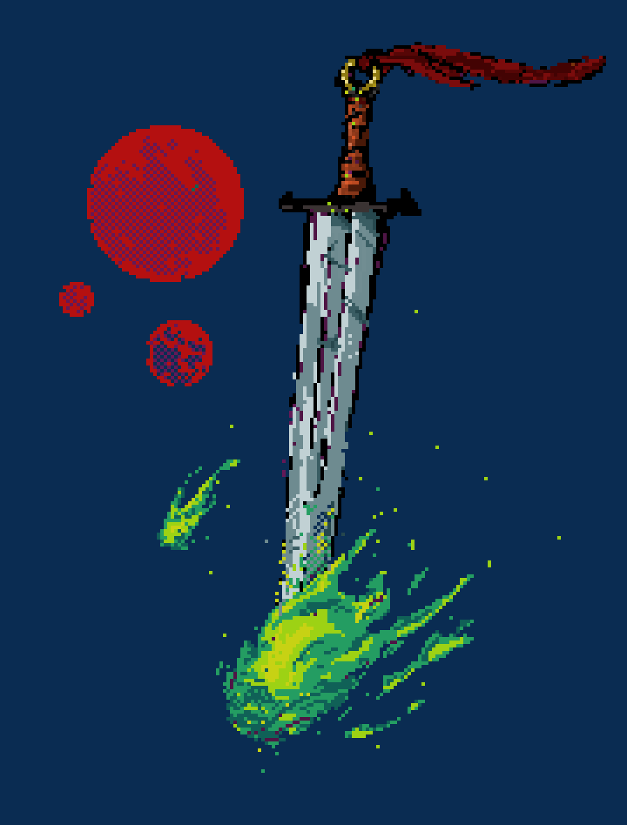 Continue, First ever pixelart/animation. Lots of fun!