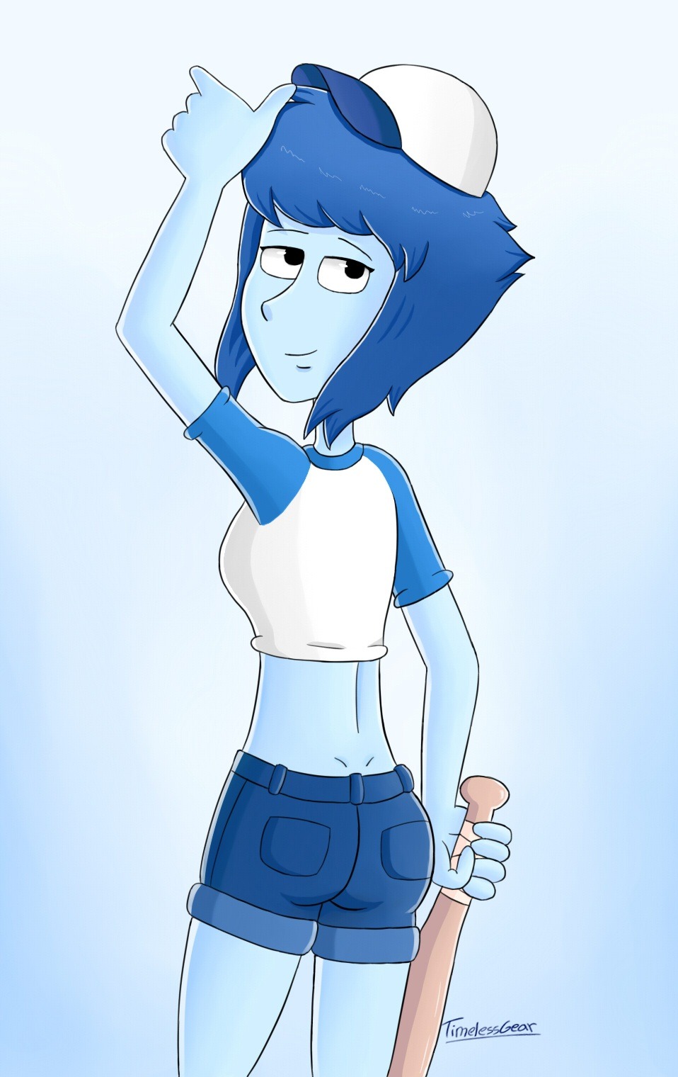 Lapis in baseball outfit was one of my favorite things in Hit The Diamond, I’ll try do more Lapis soon.