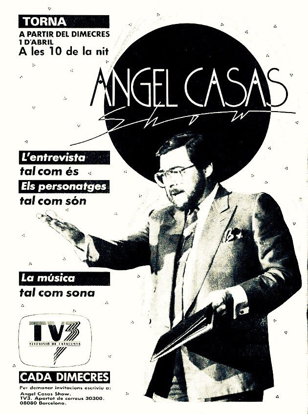 ‪Promo del nuevo programa de Angel Casas en TV3 #d290387 ‬