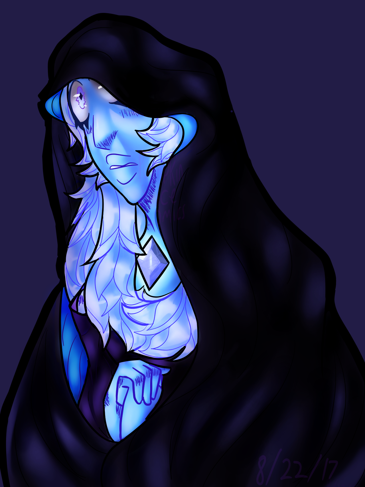 This is a redraw I did of a blue diamond pic i did at the beginning of the year. the first pic is the redraw the last pic is the old shitty picture