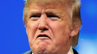 Looking every bit like his usual angry, hateful self, it's time to question whether Donald Trump is mentally fit to handle his new job., From GoogleImages
