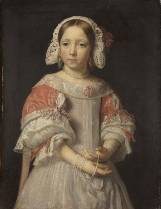 Attributed to Jakob van Oost the Elder - Portrait of a Girl
