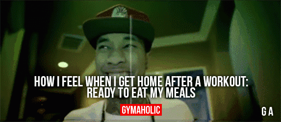 How I Feel When I Get Home After A Workout