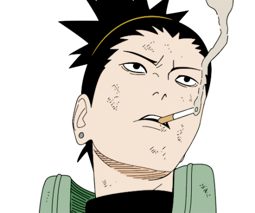Resultado de imagen para shikamaru smoking