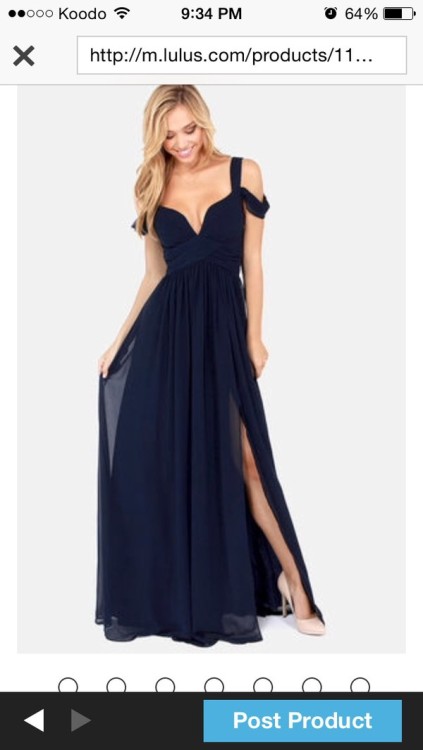 navy blue dress on Tumblr