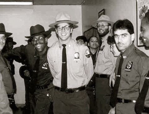 Celebrating 100 years of our national parks with a photo from my ranger days - ah, memories! #tt #nycparkrangers