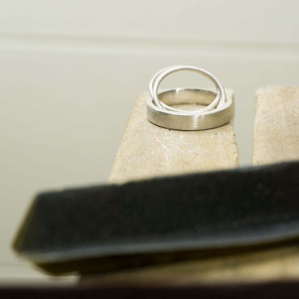 結婚指輪のサンプル　制作風景