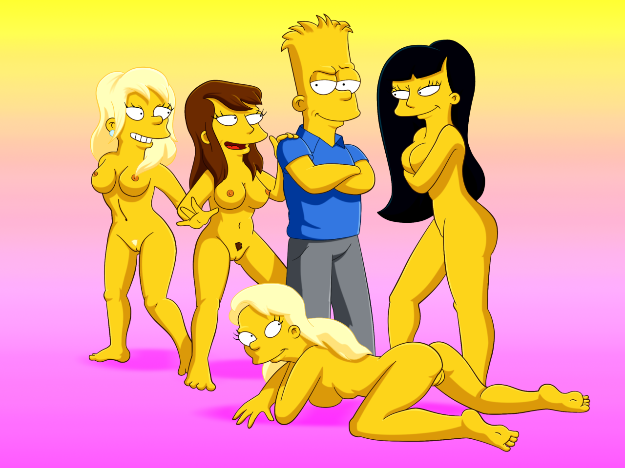 Porr tecknad film Simpsons