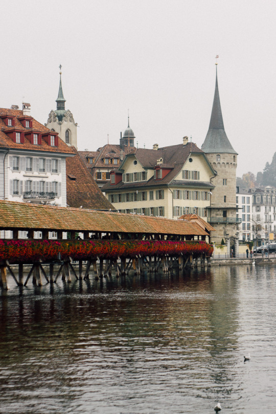 things to do in Lucerne on a day trip: visit Lake Lucerne and Chapel bridge