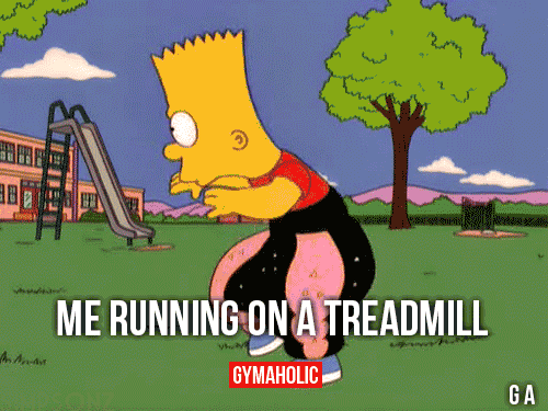 Me Running On A Treadmill