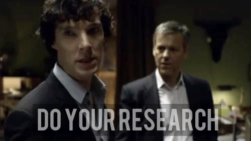 Image result for do your research gif