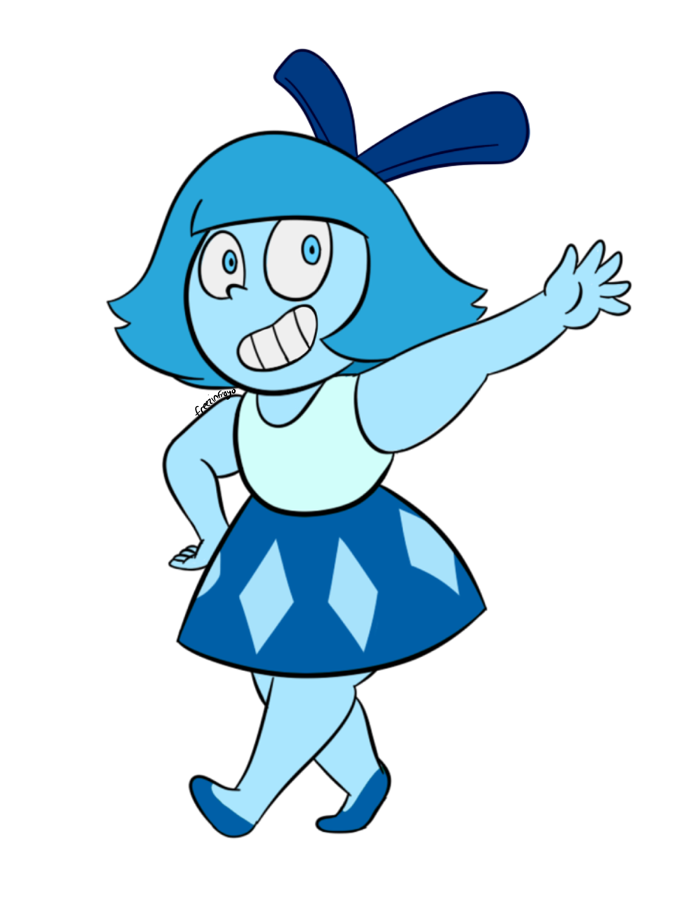 My interpretations of who those shadows were in the promo, aquamarine and topaz. And before anyone says anything, it was leaked to be aquamarine and topaz.