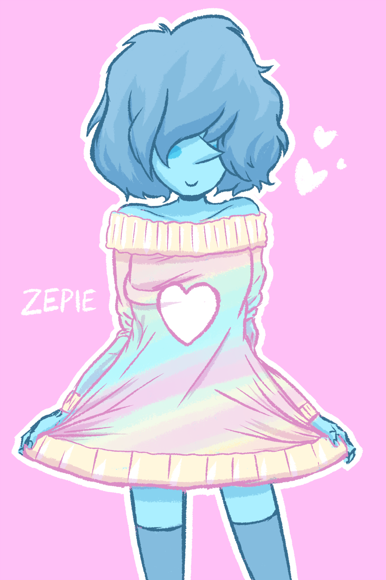 blxepearlofficial said: 23 Blue Pearl! Answer: 23- Pastel Sweater omggggggg